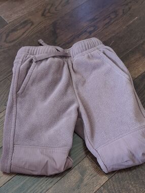 Like New Athletic Works Boys Fleece Pants - Dusty Mauve Size Small